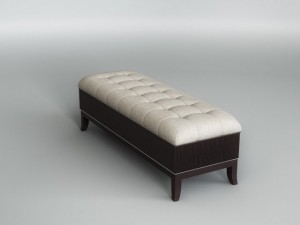 classic bench 005 3D 模型