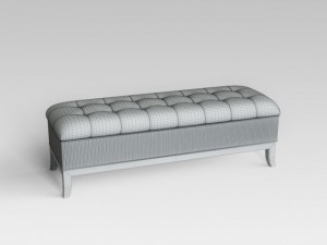 classic bench 005 3D 模型