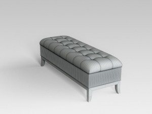 classic bench 005 3D 模型