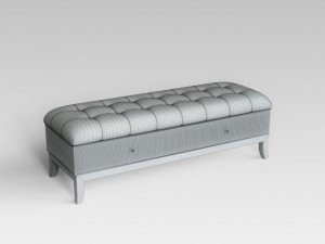 classic bench 005 3D 模型