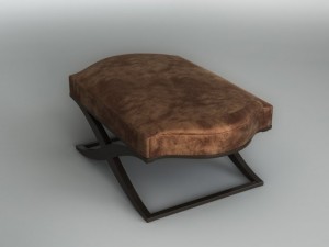 classic bench 006 3D Model
