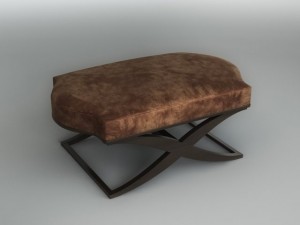 classic bench 006 3D Model
