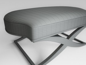 classic bench 006 3D Model