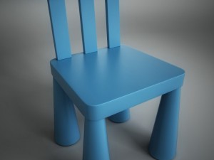 childrens chair Modèle 3D