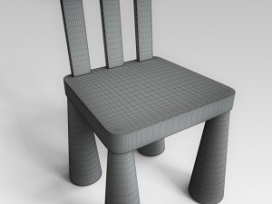 childrens chair Modèle 3D