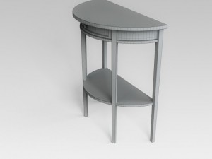 console table 001 3D 模型