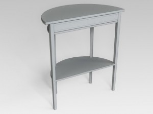 console table 001 3D 模型