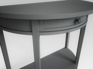 console table 001 3D 模型