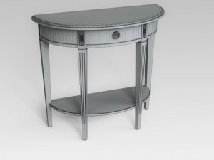 console table 002 3D 模型