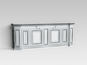 classic commode 3D-Modell