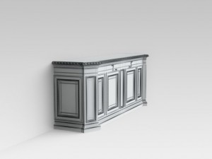 classic commode 3D-Modell