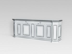 classic commode 3D-Modell