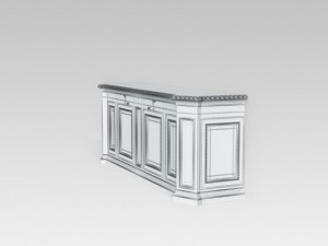 classic commode 3D-Modell