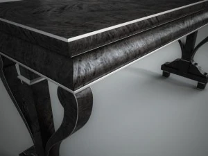black console table 3D Model