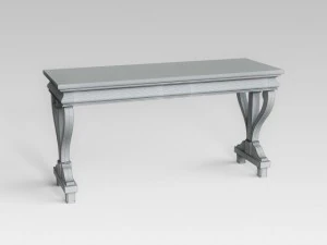 black console table 3D Model