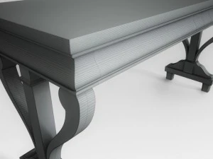 black console table 3D Model
