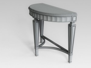 console table 004 Modelo 3D