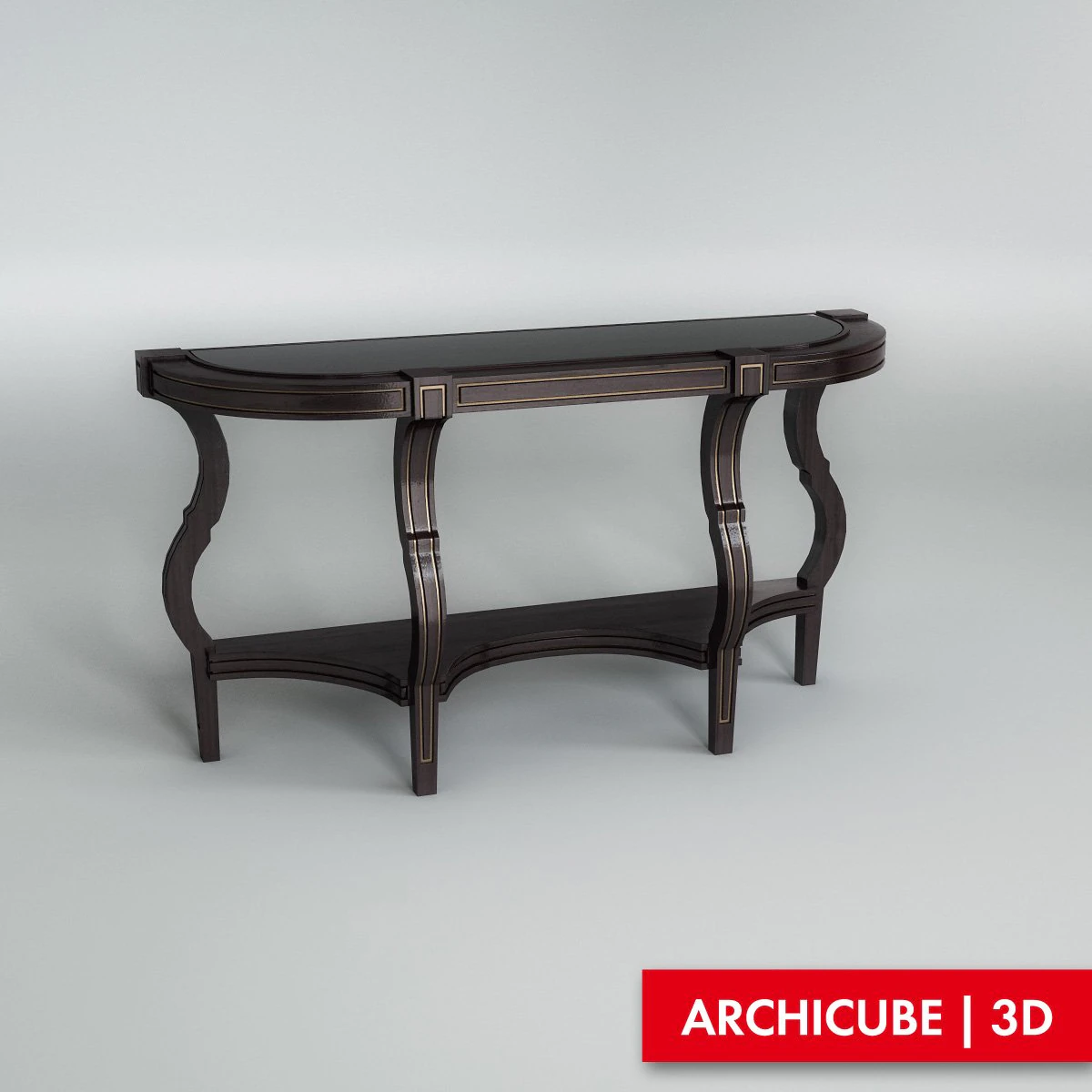 console table 005 3D Model .c4d .max .obj .3ds .fbx .stl .blend 