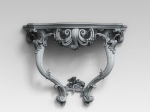 console table 070 Model 3D