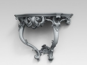 console table 070 Model 3D