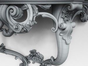 console table 070 Model 3D