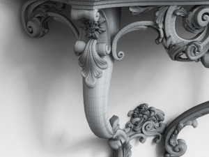 console table 070 Model 3D