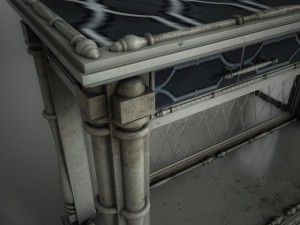 console table 080 3D Model