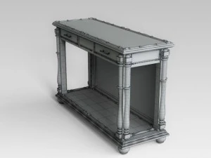 console table 080 3D Model