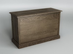 wooden console 3D Model