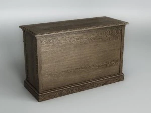 wooden console 3D Model
