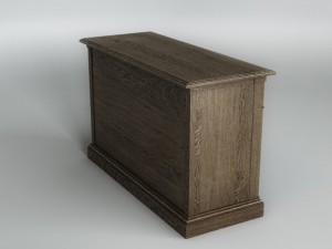 wooden console 3D Model