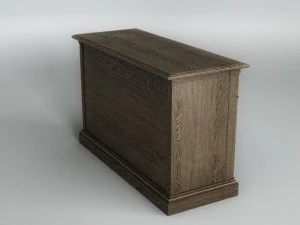 wooden console 3D Model