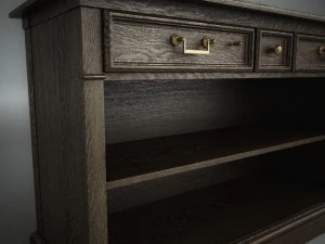 wooden console 3D Model