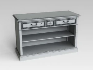 wooden console 3D Model