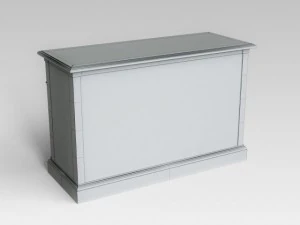 wooden console 3D Model