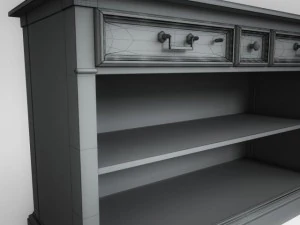 wooden console 3D Model