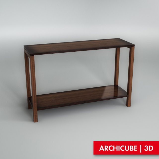 console table 011 3D 模型 .c4d .max .obj .3ds .fbx .stl .blend 