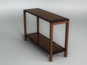 console table 011 3D 模型