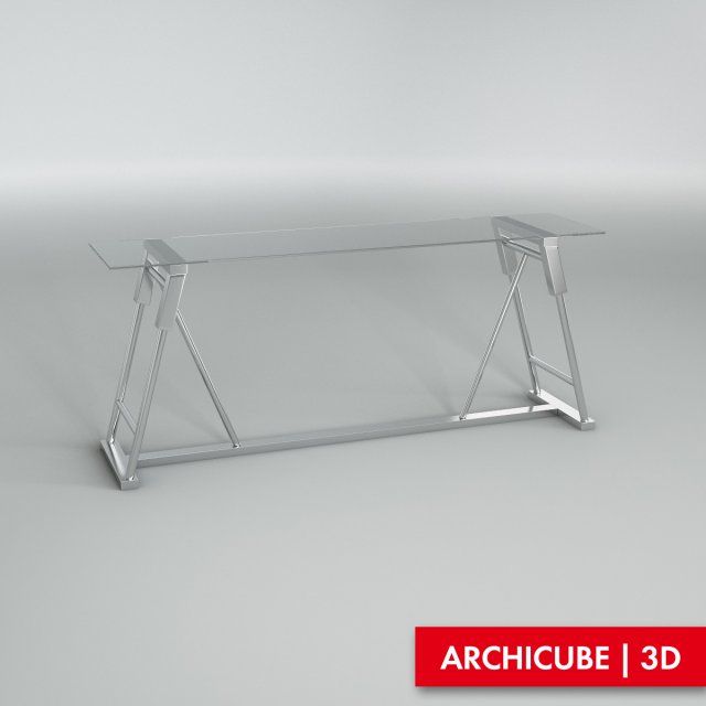 console table 012 3D Модель .c4d .max .obj .3ds .fbx .stl .blend 