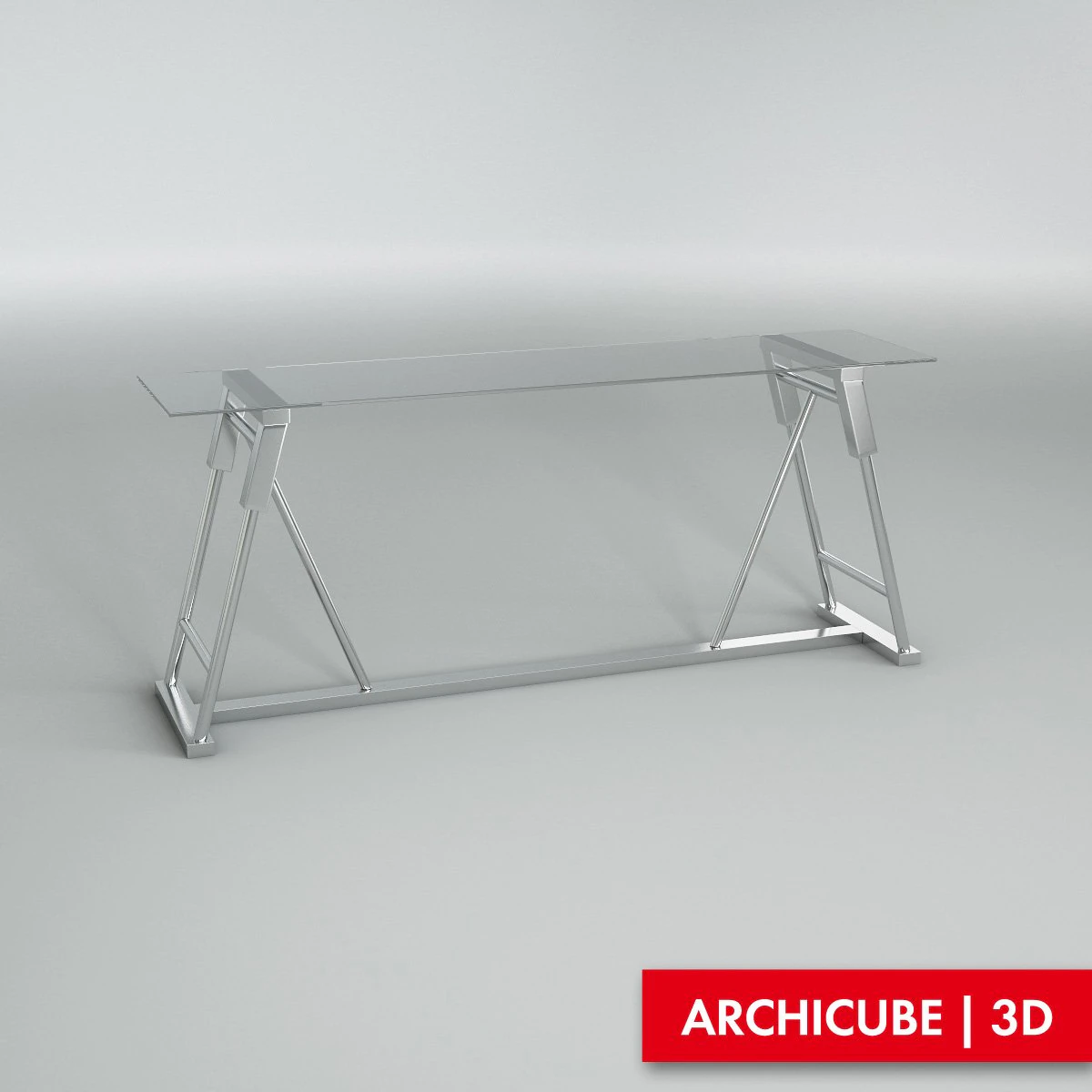 console table 012 3D Model .c4d .max .obj .3ds .fbx .stl .blend 