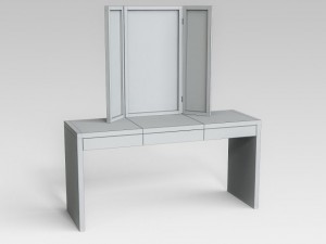 vanity table 3D मॉडल
