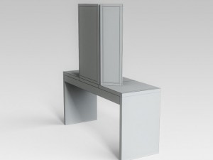 vanity table 3D मॉडल