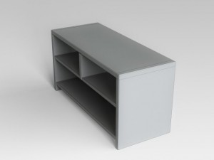 wooden console 3D Модель