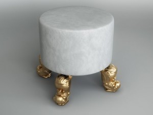 pouf Modello 3D