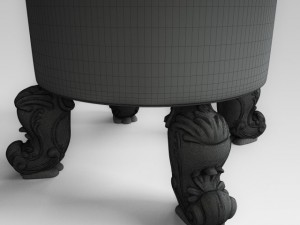 pouf Modello 3D