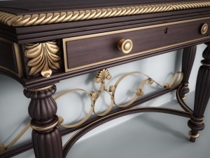 console table 3Dモデル