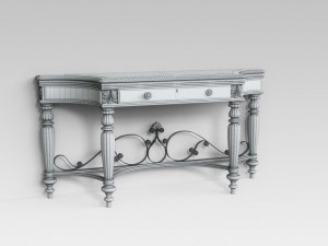 console table 3Dモデル