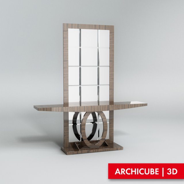 console table 3D Model .c4d .max .obj .3ds .fbx .stl .blend 