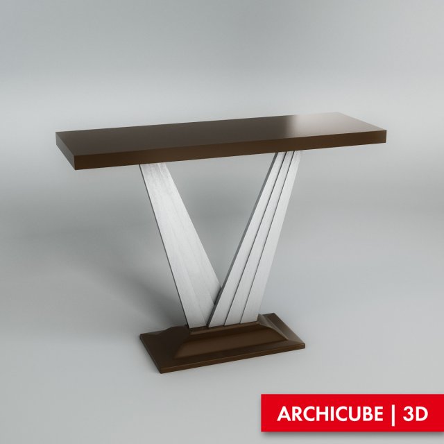 console table 3D Model .c4d .max .obj .3ds .fbx .stl .blend 
