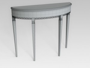 console table Model 3D